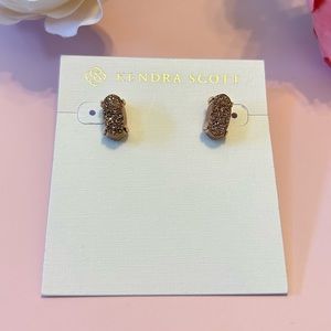Kendra Scott Betty Studs in Rose Gold Drusy